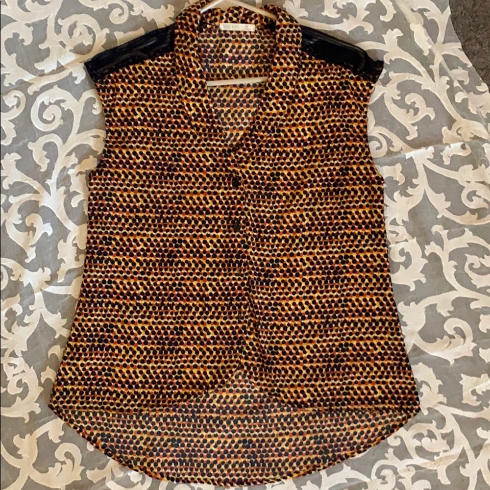 Nine Bird short sleeved blouse.